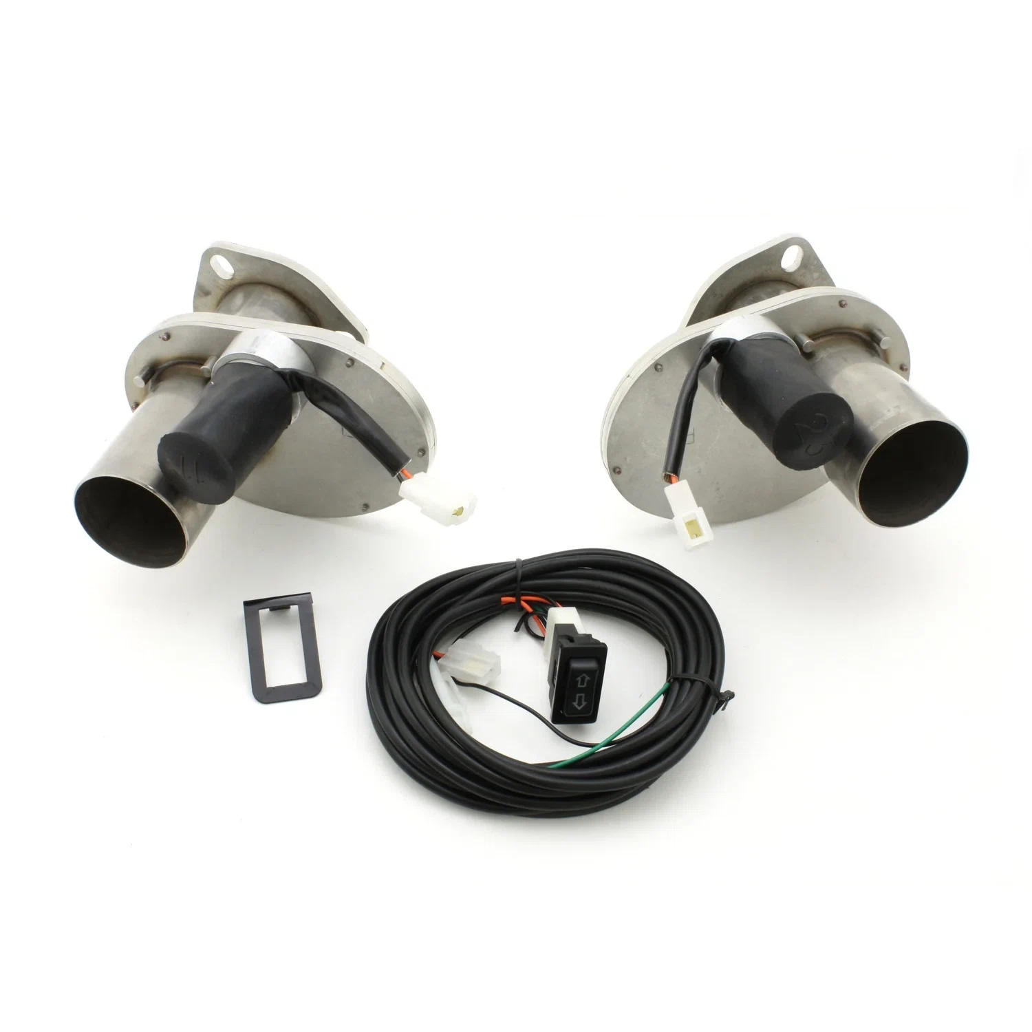 Tri-Y Headers for Electric Cut-Out 2 1_4_ Pair Stainless Steel DEC225A